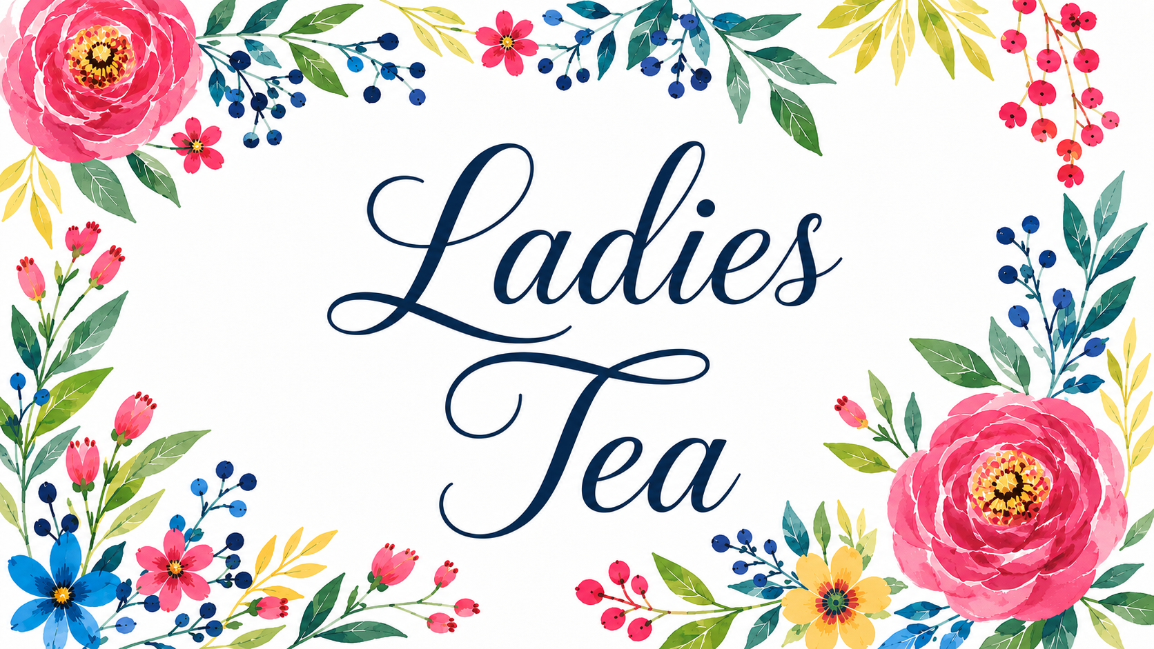 Ladies Tea Event